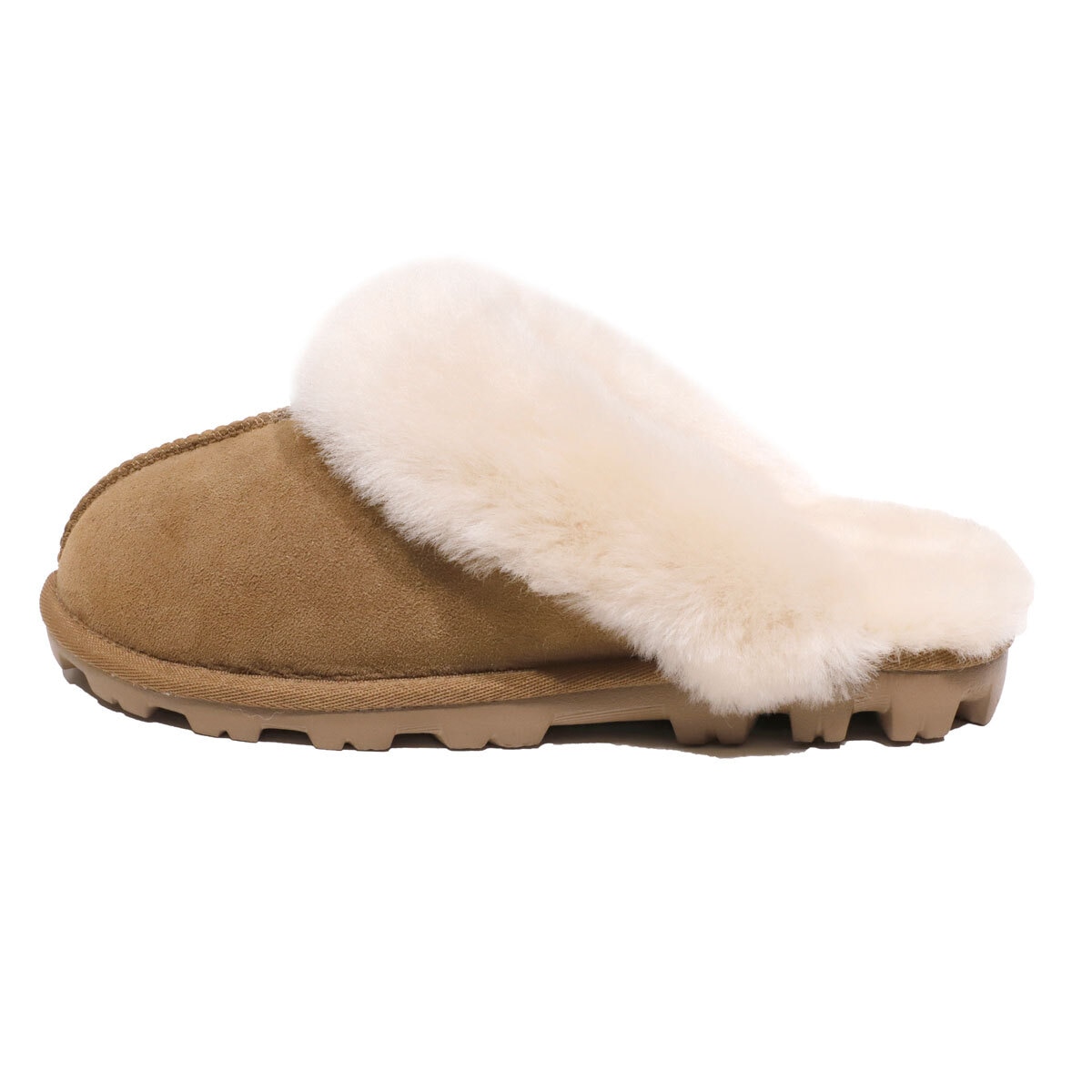 Kirkland Signature Women's Shearling Slippers in Chestnut, Size 5 ...