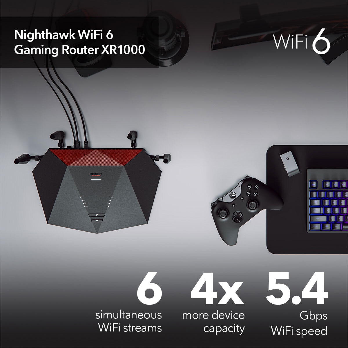 Netgear Nighthawk XR1000 Wifi 6 Gaming Router Costco UK