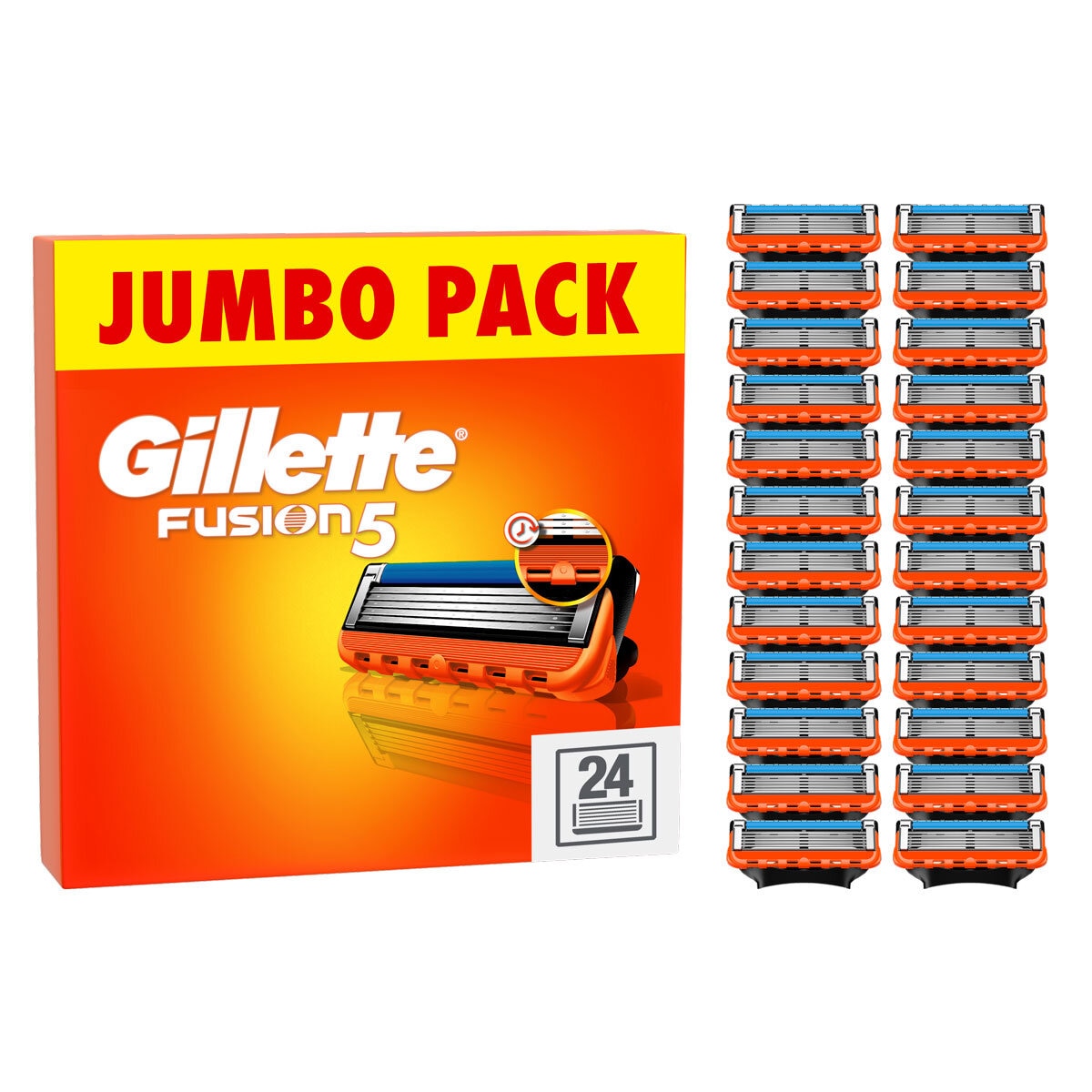 Gillette Fusion 5 Blades 24 Pack