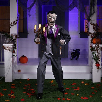 Halloween 6ft (1.82m) Animated Butler Halloween 6ft (1.82m) Animated Butler