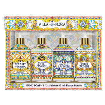 Villa Flora Liquid Soap, 4 x 636ml