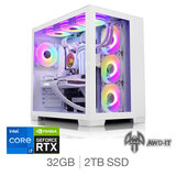 AWD-IT Candidus 7s, Intel Core i7, 32GB RAM, 2TB SSD, NVIDIA GeForce RTX 4070 Super, Gaming Desktop PC