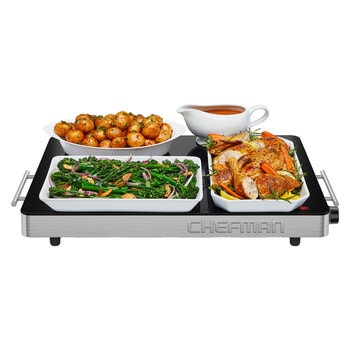 Chefman XL Glass Top Warming Tray