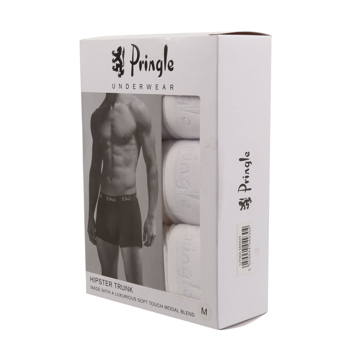 Pringle Mens Modal Hipster Boxers, 2 x 3 Pack