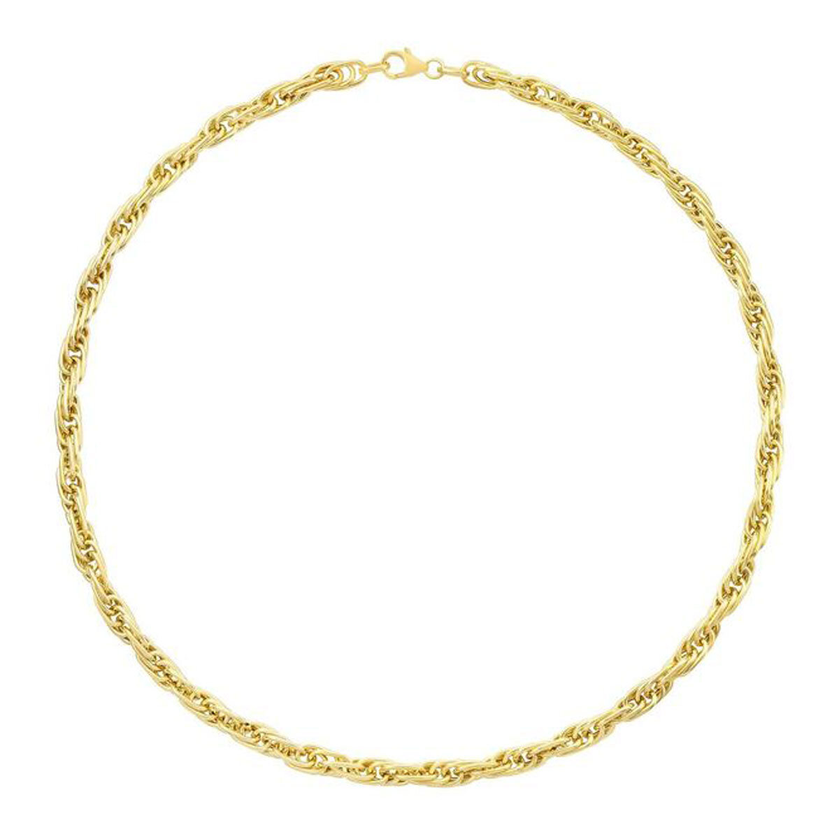 14ct Yellow Gold Mult-Link Twist Necklace