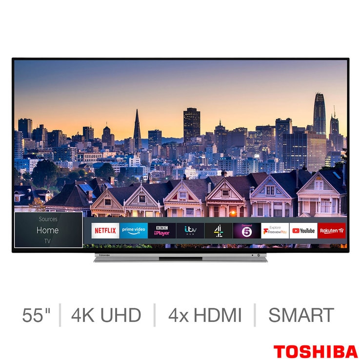 Toshiba 55UL5A63DB 55 Inch 4K Ultra HD Smart TV | Costco UK