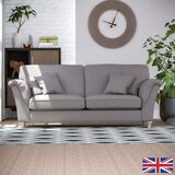 Merchant Grey Fabric 3 Seater Sofa