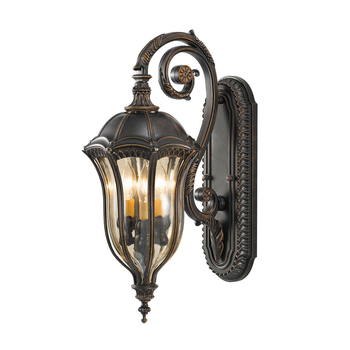 Feiss Baton Rouge 3 Light Medium Wall Lantern FE-BATONRG-M