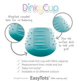 EasyTots Dinky Cup, 2 Pack in Teal