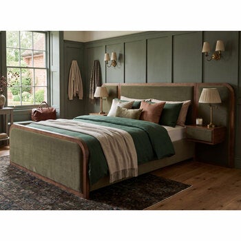 Travis Bed Green Velvet Bed Frame, King Size Travis Bed Green Velvet Bed Frame, King Size