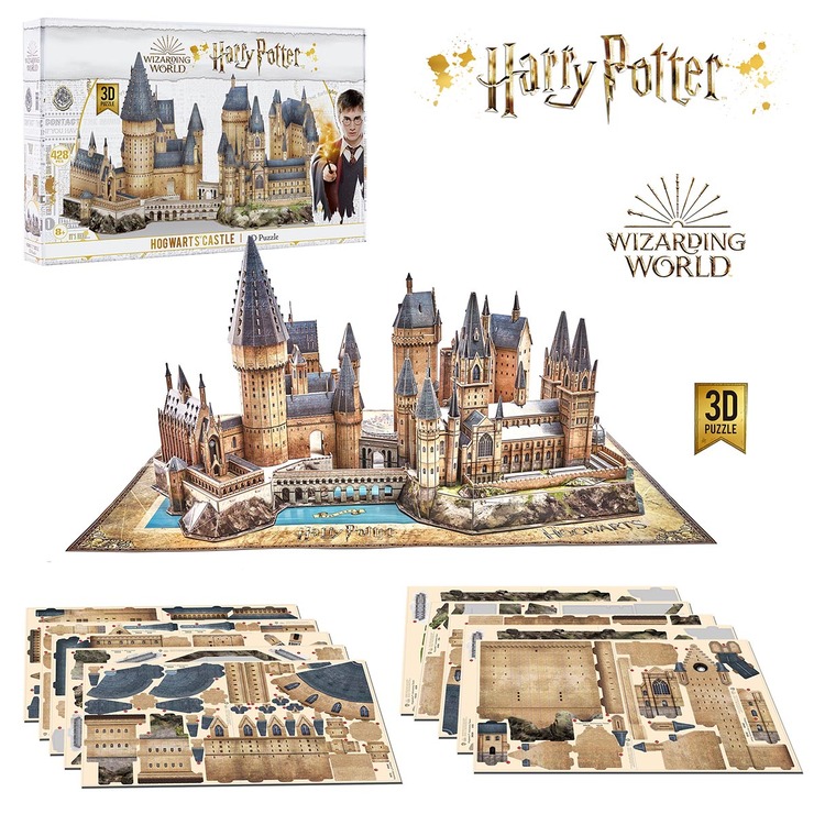 3D Puzzle in Harry Potter Hogwarts Castle (8+ Years