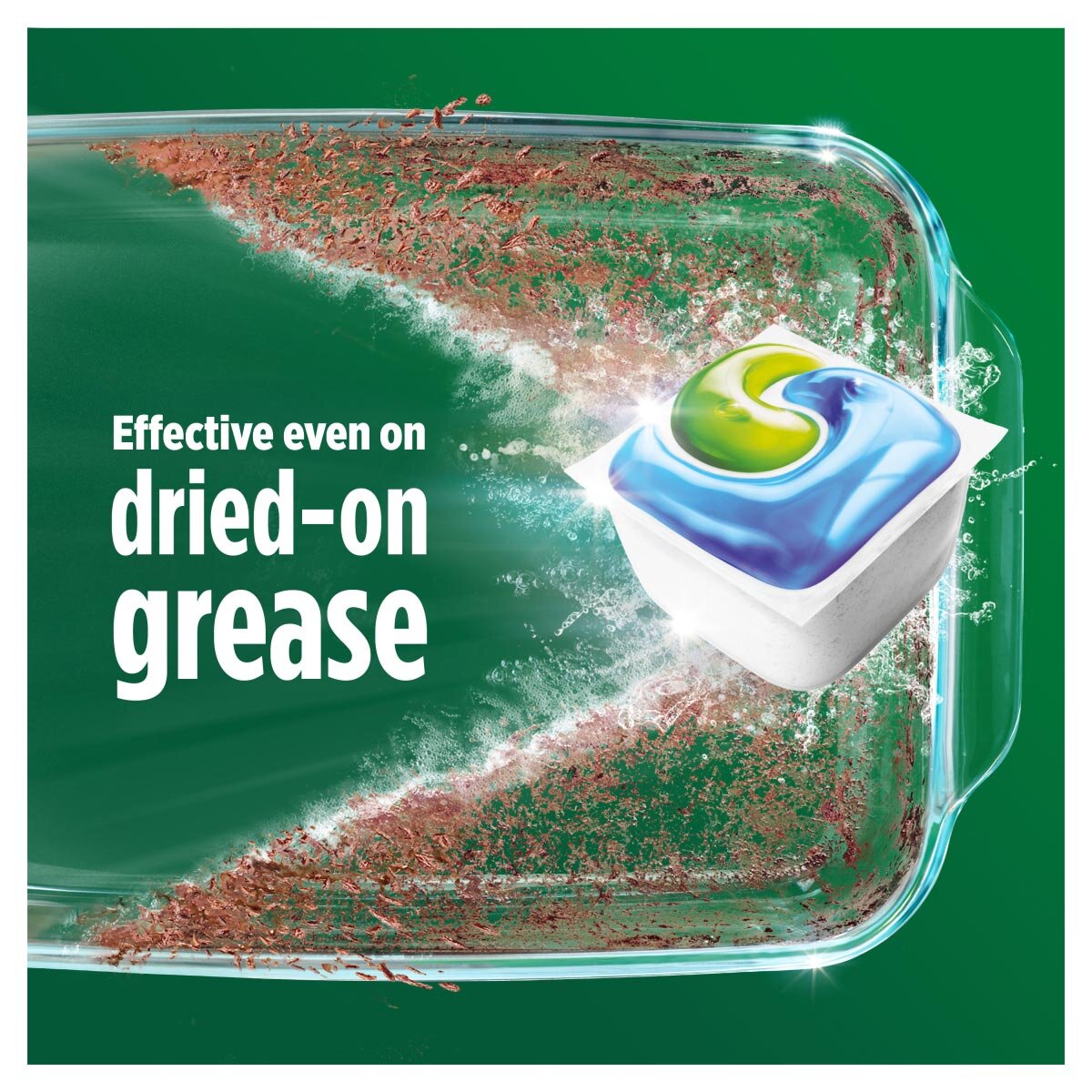 Effective on Dried-On Grease
