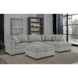 Costco marbella fabric sectional 2024 with ottoman