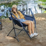 RIO Swinging Hammock Chair with Footrest