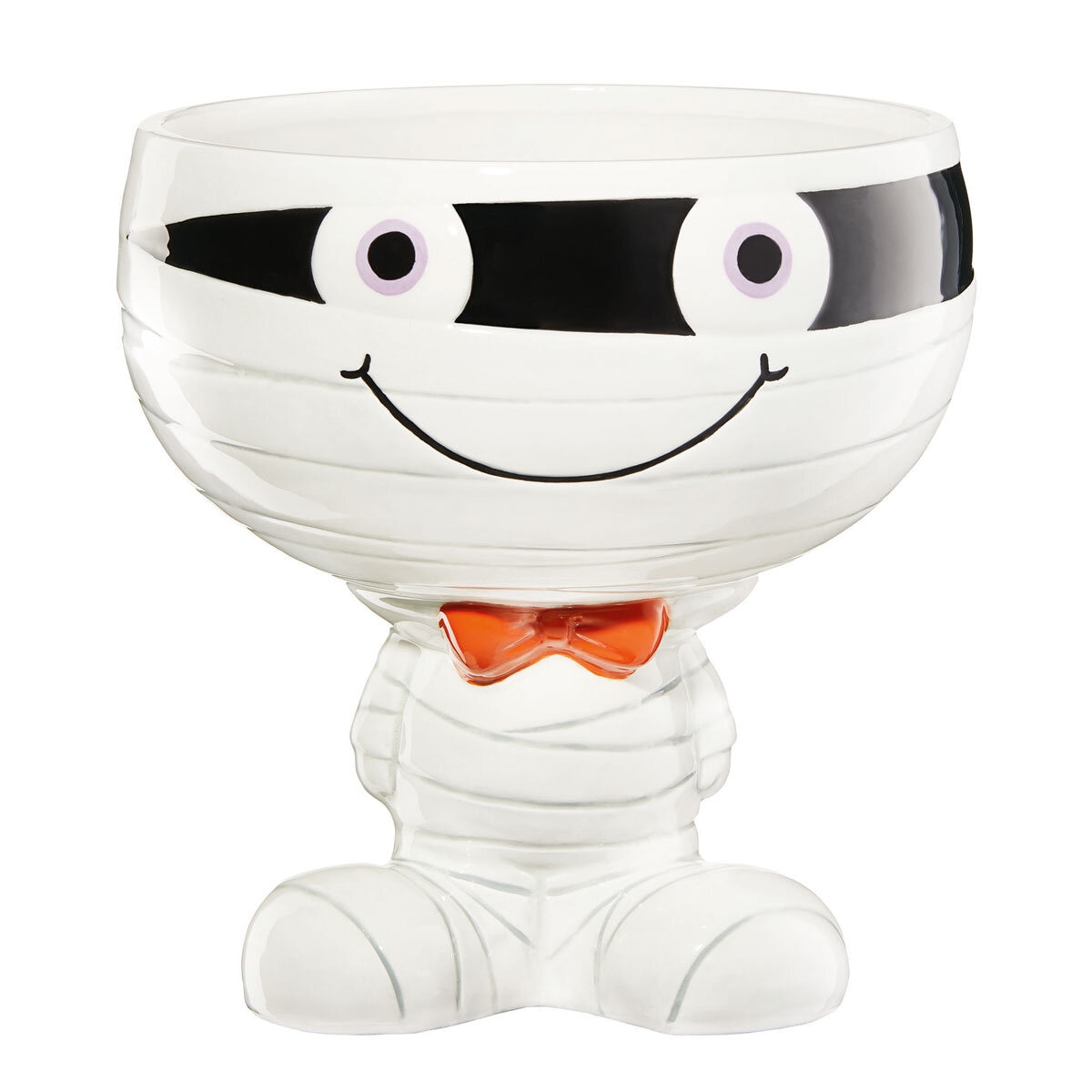 Halloween Candy Bowl in White cut out image