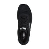 Skechers Ladies Track Staple Trainer in Black