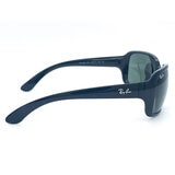 Rayban Black Sunglasses with Green Lenses, RB4068 601