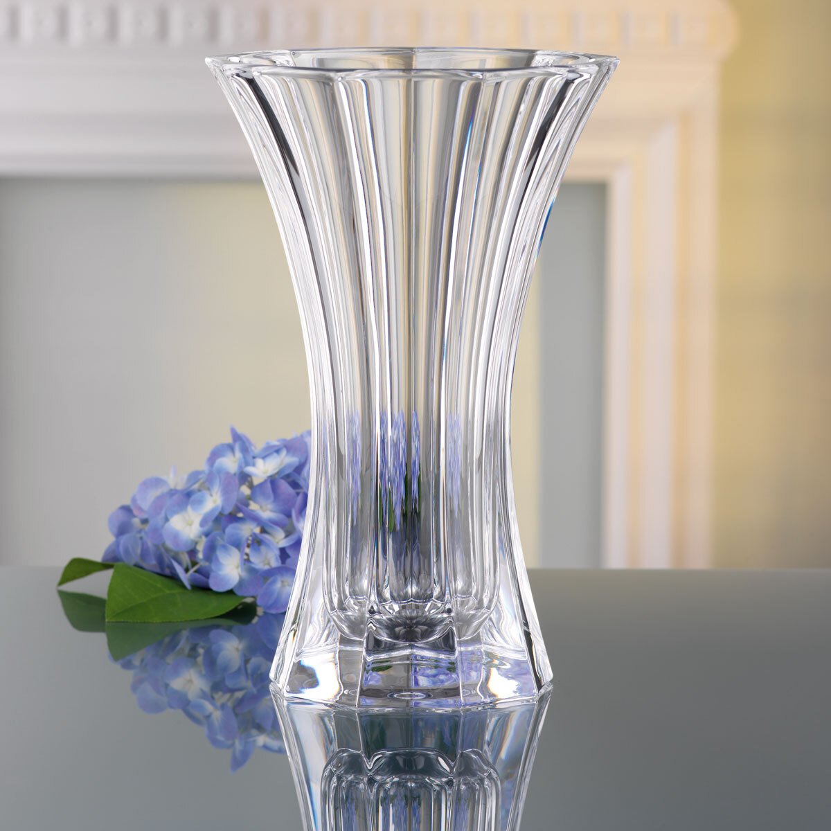 Nachtmann Saphir 30cm Lead Free Crystal Glass Vase Costco UK