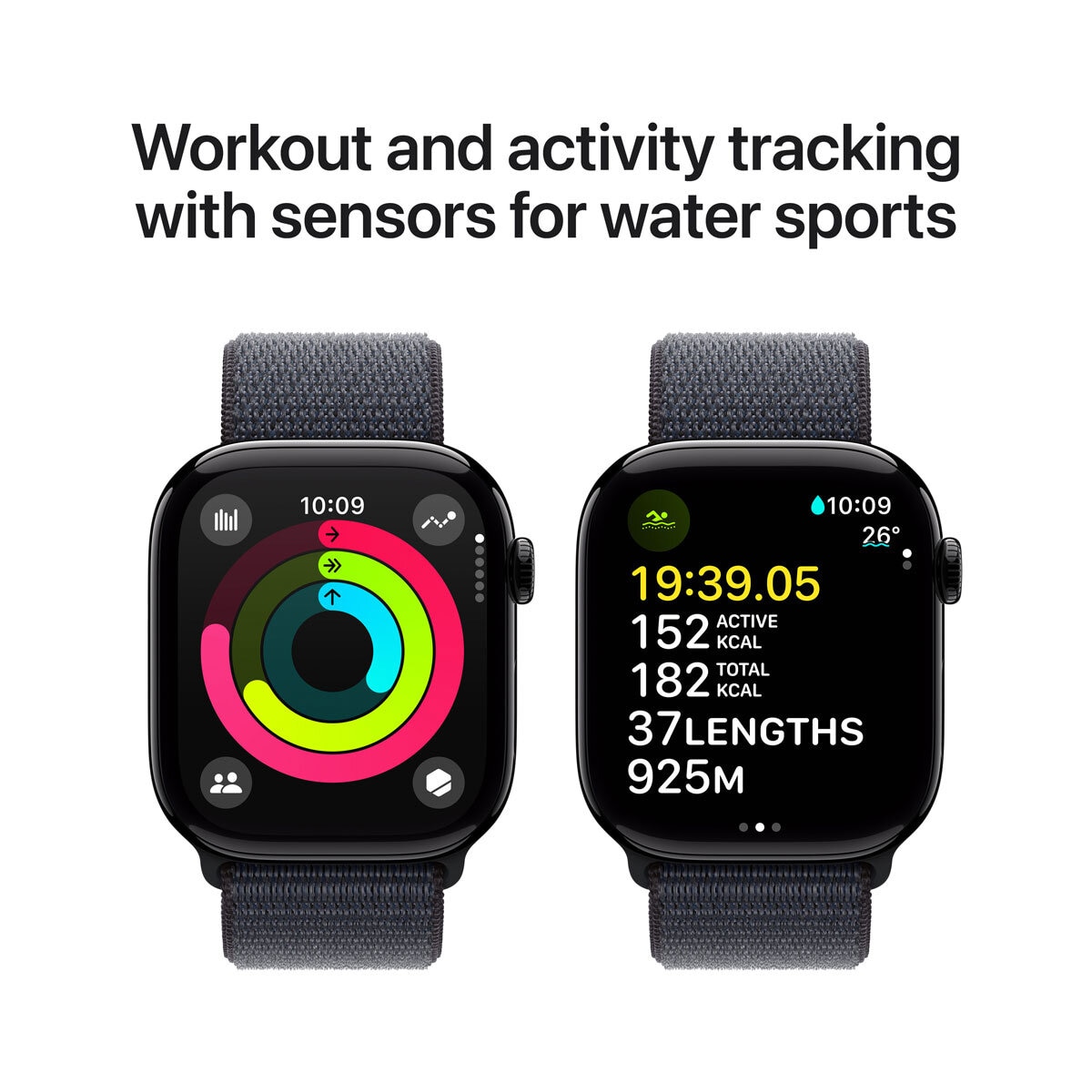 Buy Apple Watch Series 10 GPS, 42mm Jet Black AluminiumCase with Sport Band M/L at costco.co.uk