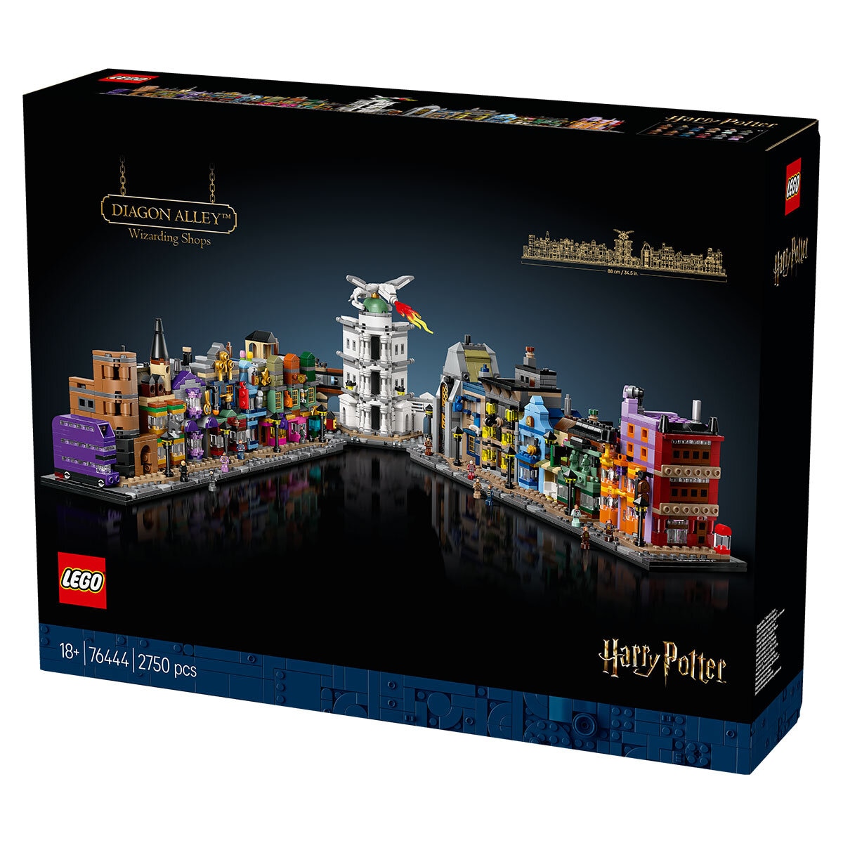 LEGO Harry Potter™ Diagon Alley™ Wizarding Shops - Model 76444 (18+ Years)