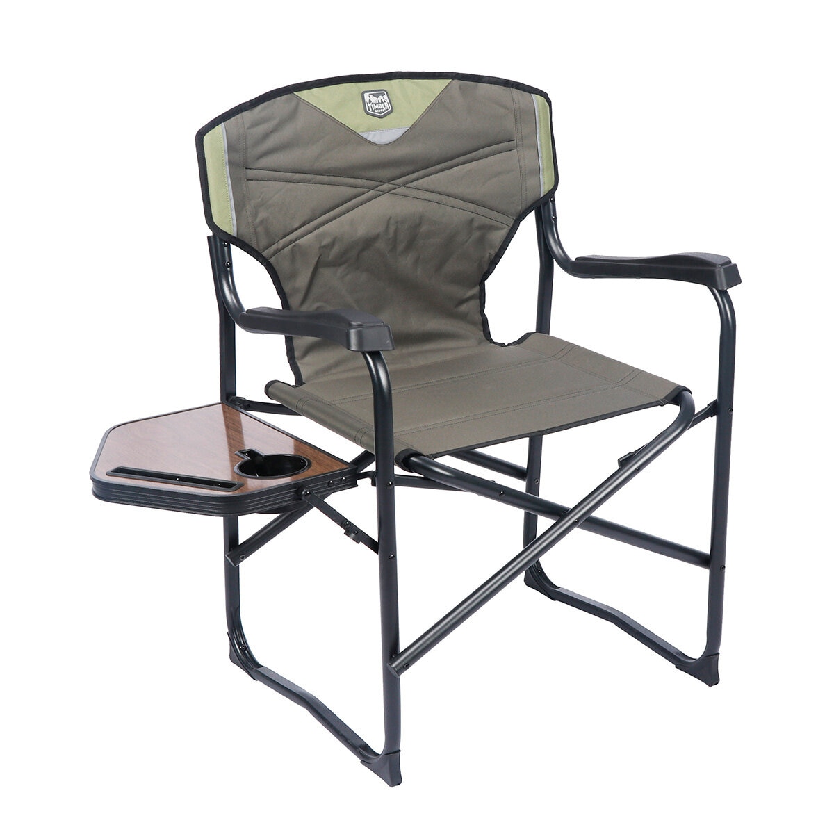 Timber Ridge Folding Directors Chair with Side Table