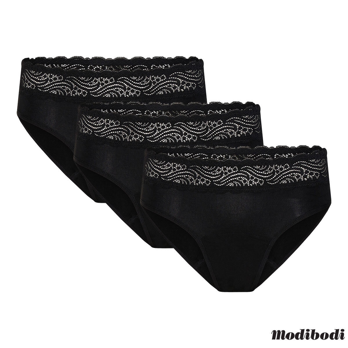 ModiBodi Sensual Hi-Waist Bikini Brief 3 Pack