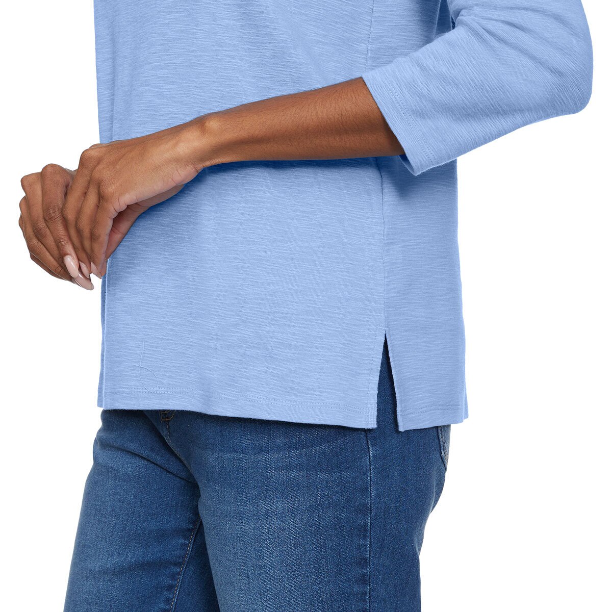 Kirkland Signature Ladies Boatneck Tee in Blue Kirkland Signature Ladies Boatneck Tee in Blue