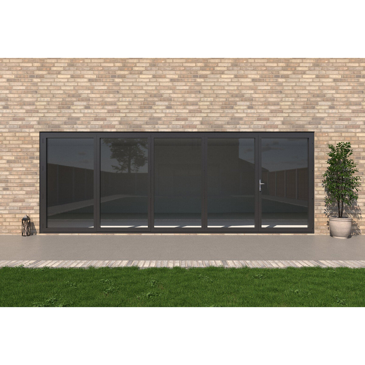 Clear Edge Bi-Fold Aluminium Door 210-230cm Height