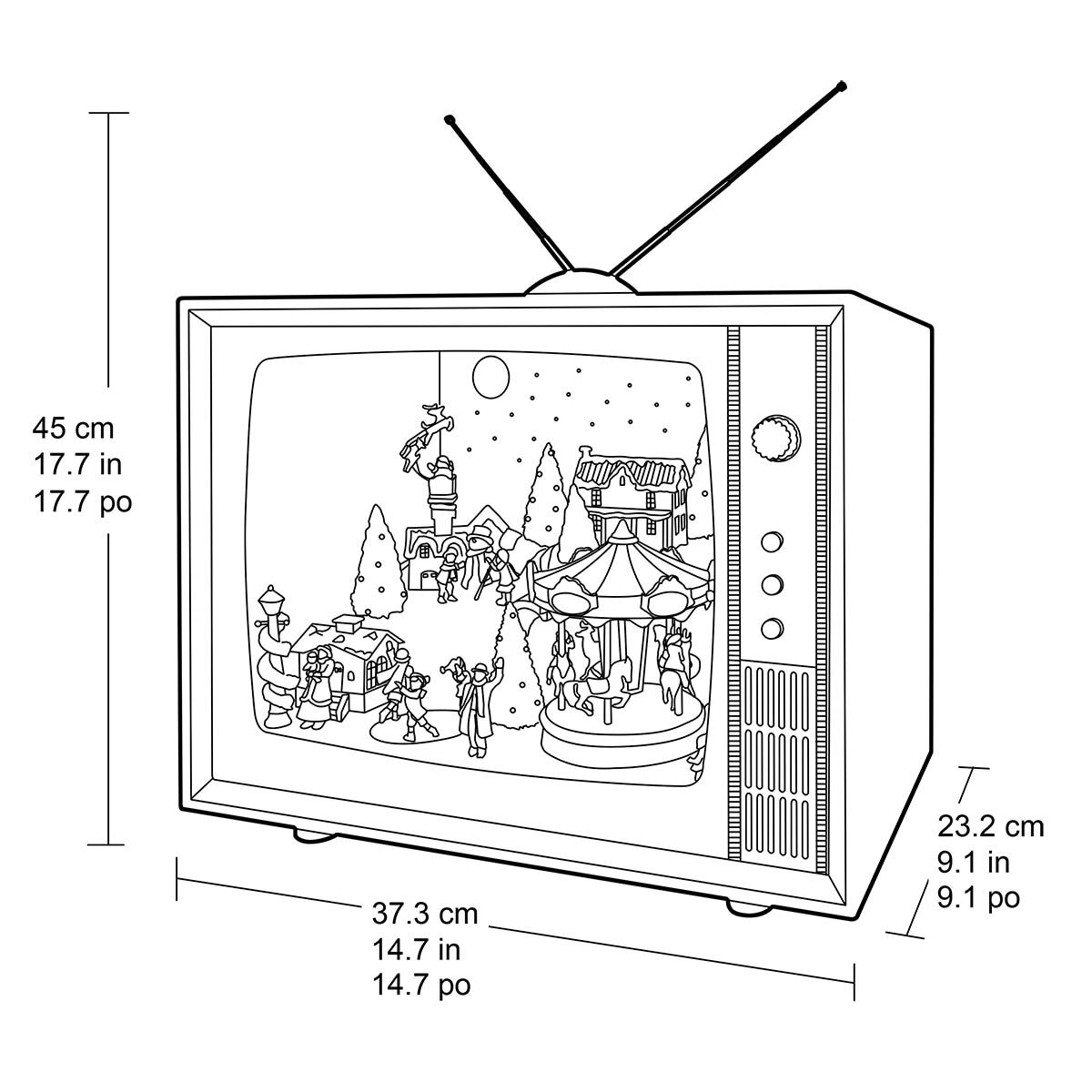 Buy Animated TV Dimension Image at Costco.co.uk