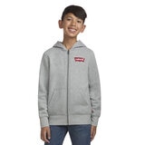 Levi Youth Zip Up Hoodie in Grey