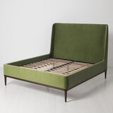 Swyft Bed 02 Green Velvet Bed Frame, Super King