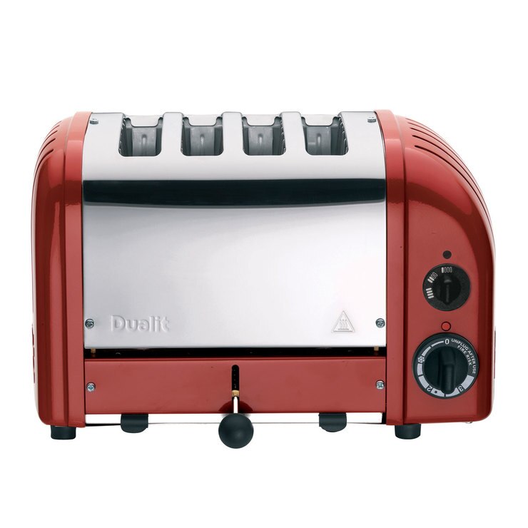 Dualit 4 Slot Classic Toaster With Sandwich Cage, Red 40591 Costco UK