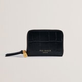 Ted Baker Wesmin Padlock Small Leather Purse in Black