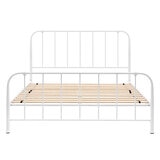 Gallery Loughton Cream Metal Bed Frame, Double