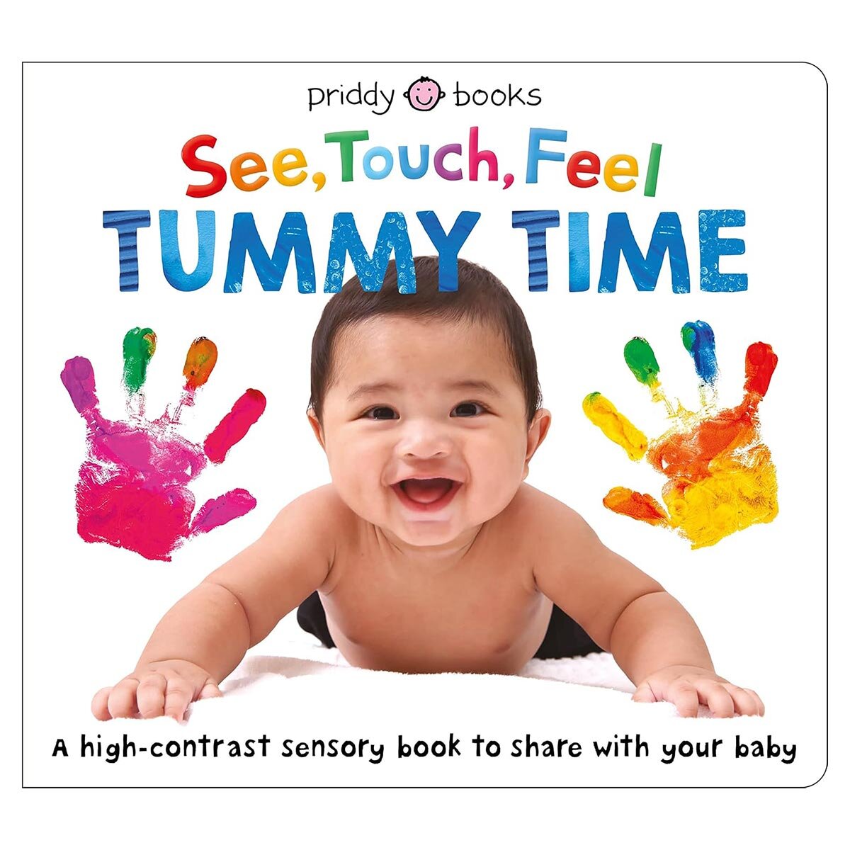 See, Touch, Feel in 3 Options: Look At Me, Noisy Book or Tummy Time