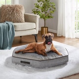 Kirkland Signature Hexagon Napper Pet Bed 42" (106.7cm) in Grey Quilted