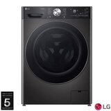 LG F4Y913BCTA1, 13kg, 1400rpm, Washing Machine, A Rated in Black