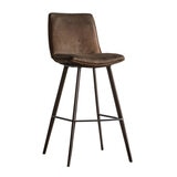 Gallery Henley Brown Faux Leather Bar Stool, 2 Pack