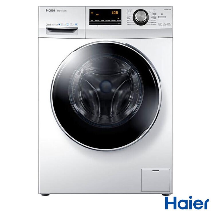 Haier HW80B14636, 8kg, 1400rpm, Washing Machine, A+++ Rating in White