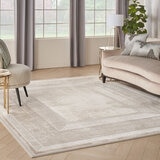 Glitz Ivory Border Rug 160 x 220 cm