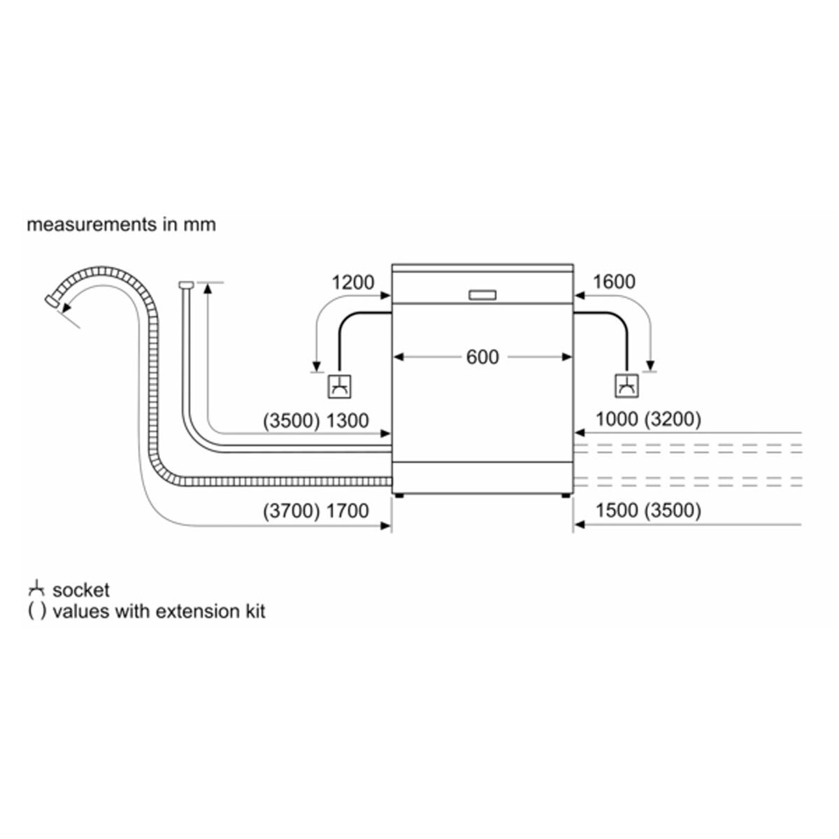 Buy Bosch Series 4 SMS4EMI06G 14 Place Setting Dishwasher, C Rated in Inox at Costco.co.uk