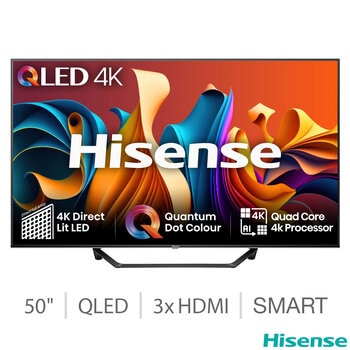 Hisense 50A7NQTUK 50 Inch QLED Freely Smart TV