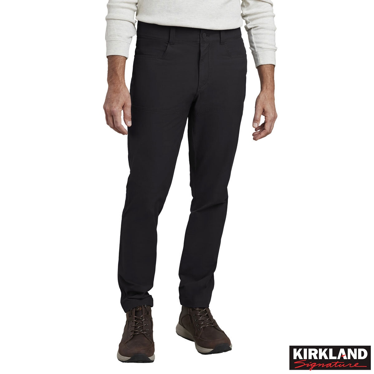 Kirkland Signature Men's Stretch Tech Pant in Black