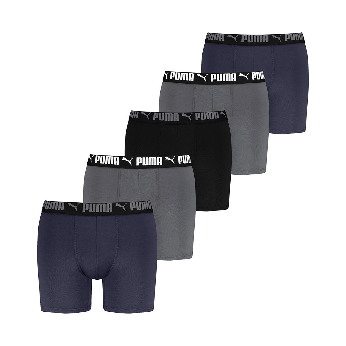 Puma Men's Boxer Brief, 5 Pack