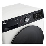 Close up LG FWY916WBTN1 Wifi enabled 11/6kg washer dryer, D Rated in White