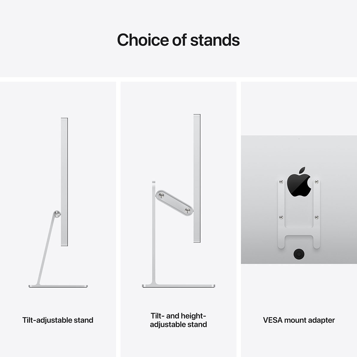 Buy Apple Studio Display, 27 Inch Retina 5K Monitor, Standard Glass, Tilt and Height Adjustable Stand, MK0Q3B/A at costco.co.uk