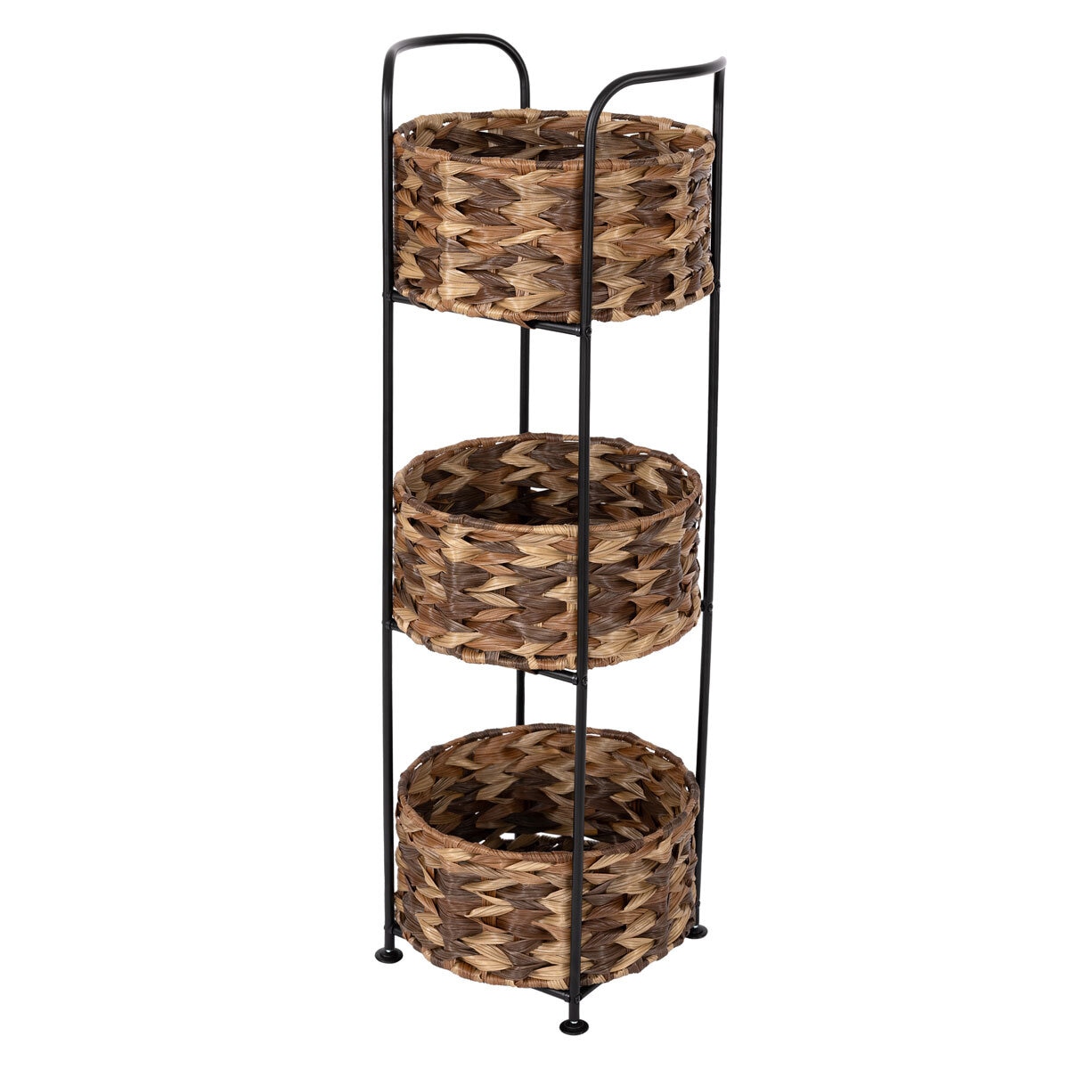 Seville Classics 3 Tier Storage Baskets