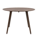 Gallery Hatfield Smoked Round Dining Table, Seats 4