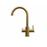 Fohen Florence 3 in 1 Hot Tap in Brushed Gold