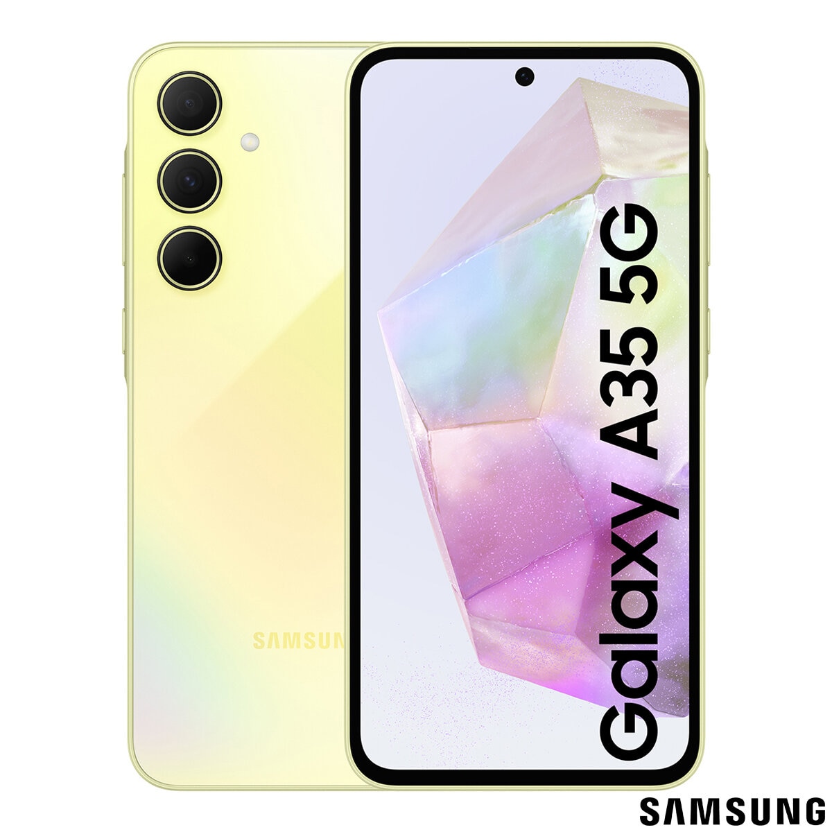 Buy Samsung Galaxy A35, 128GB Sim Free Mobile Phone in Awesome Lemon, SM-A356BZYBEUB at costco.co.uk